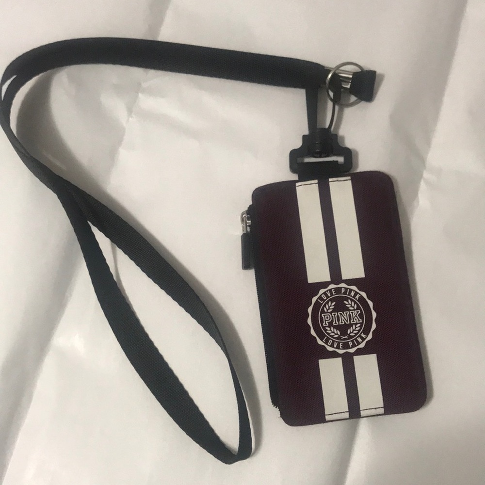 Pink lanyard